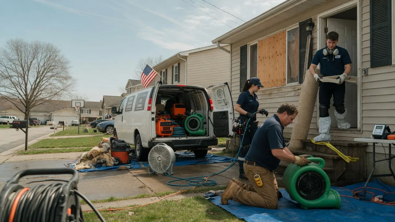 Water Damage Restoration in New Munich, MN near me